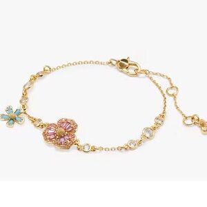 🌸NWT Kate spade ♠️ Fleurette Line Bracelet with Charms